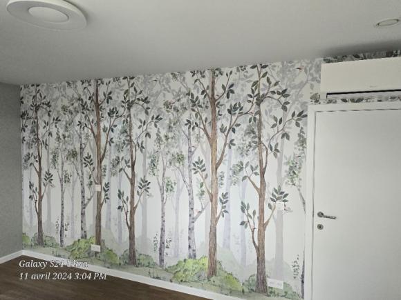 Pose de papier peint